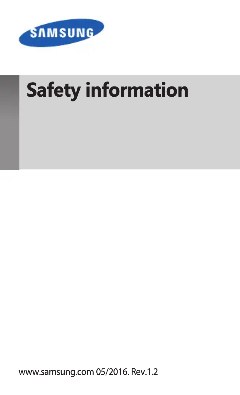 Page n°1 - Instructions de sécurité Samsung Galaxy SmartTag+