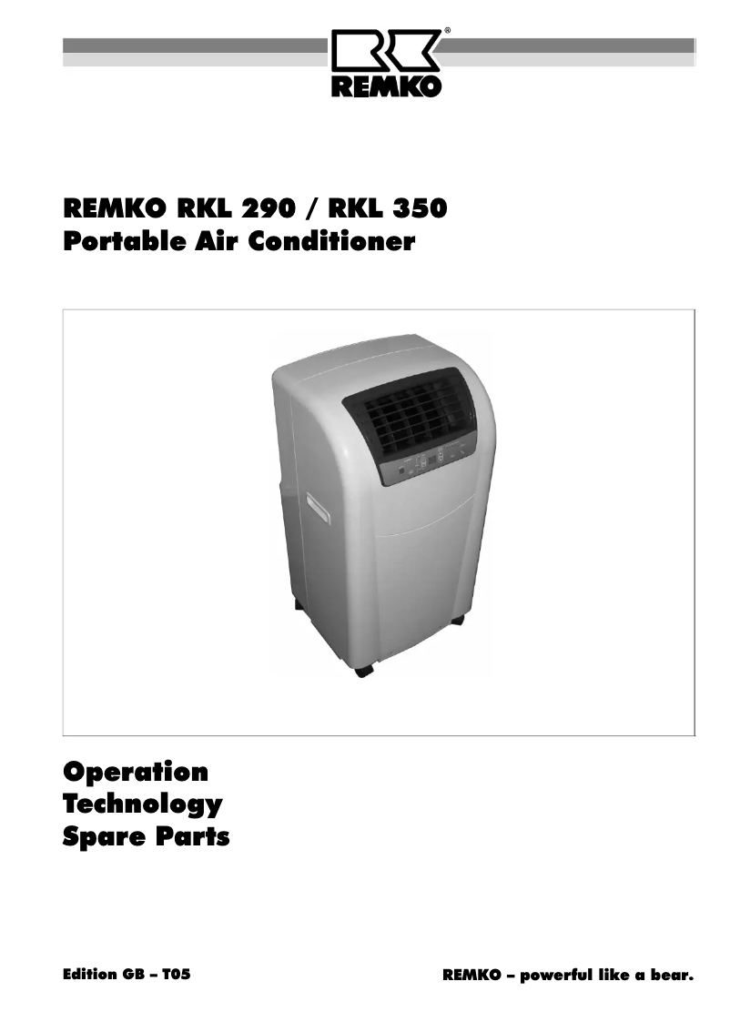 Page 1 de la notice Manuel utilisateur Remko RKL 290