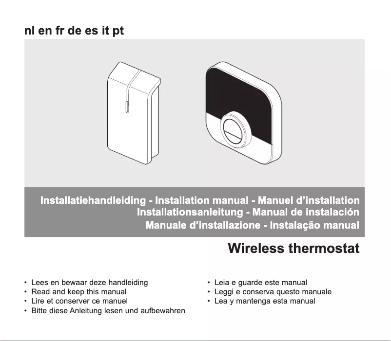 Page 1 de la notice Manuel utilisateur Remeha eTwist
