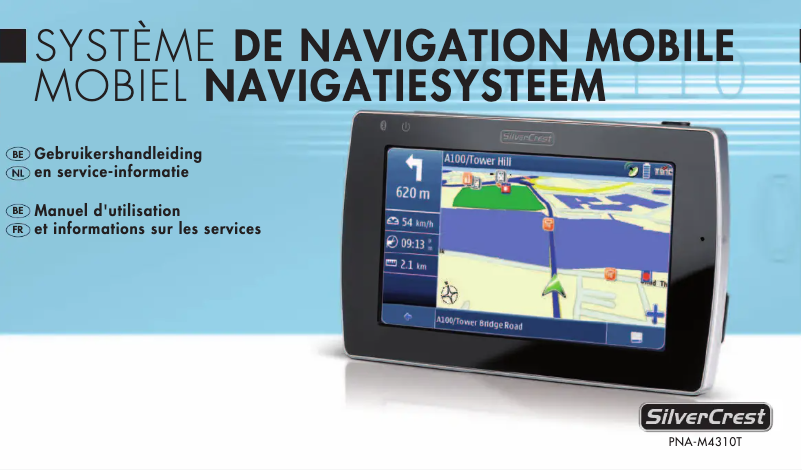 Página 1 del manual Manual de usuario SilverCrest PNA-M4310T