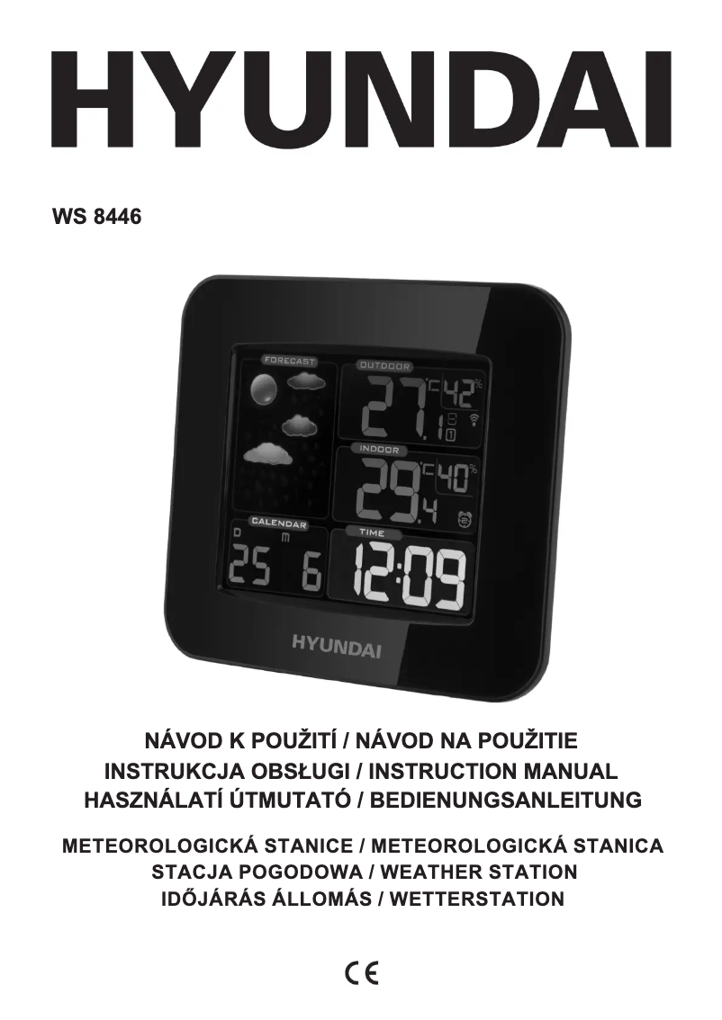 Page 1 de la notice Manuel utilisateur Hyundai WS 8446