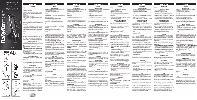 Image de la première page du manuel de l'appareil Digital Control E886E
