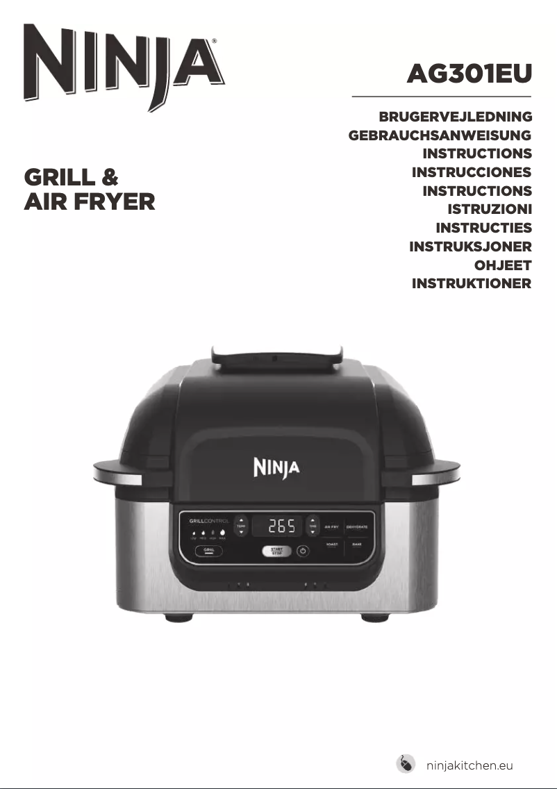 Image de la première page du manuel de l'appareil AG301EU