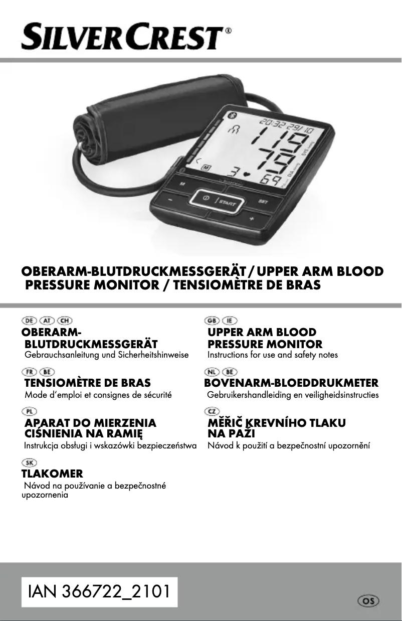 Página 1 del manual Manual de usuario SilverCrest IAN 366722