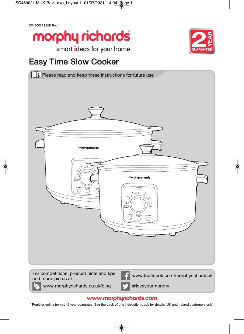 Image de la première page du manuel de l'appareil Easy Time 460021