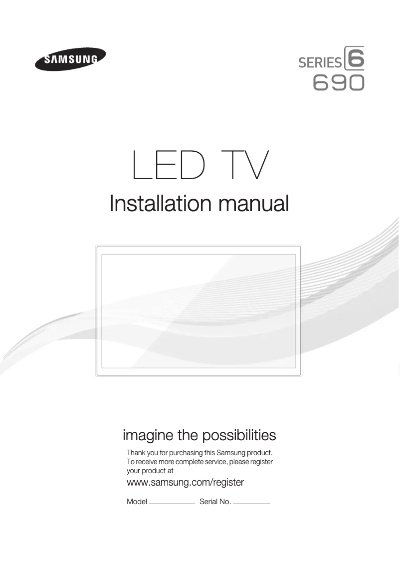 Page n°1 - Mode d'emploi Samsung HG28NC690AF