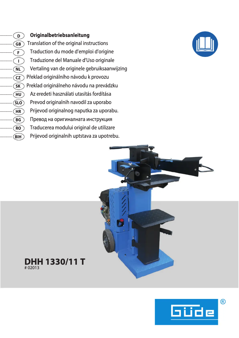 Image de la première page du manuel de l'appareil DHH 1330/11 T