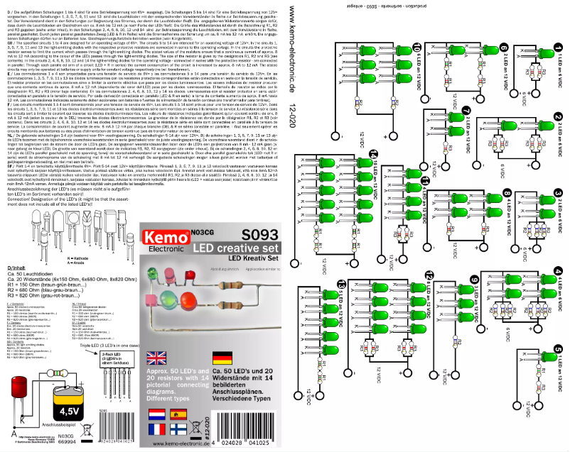 Imagen de la primera página del manual del dispositivo S093