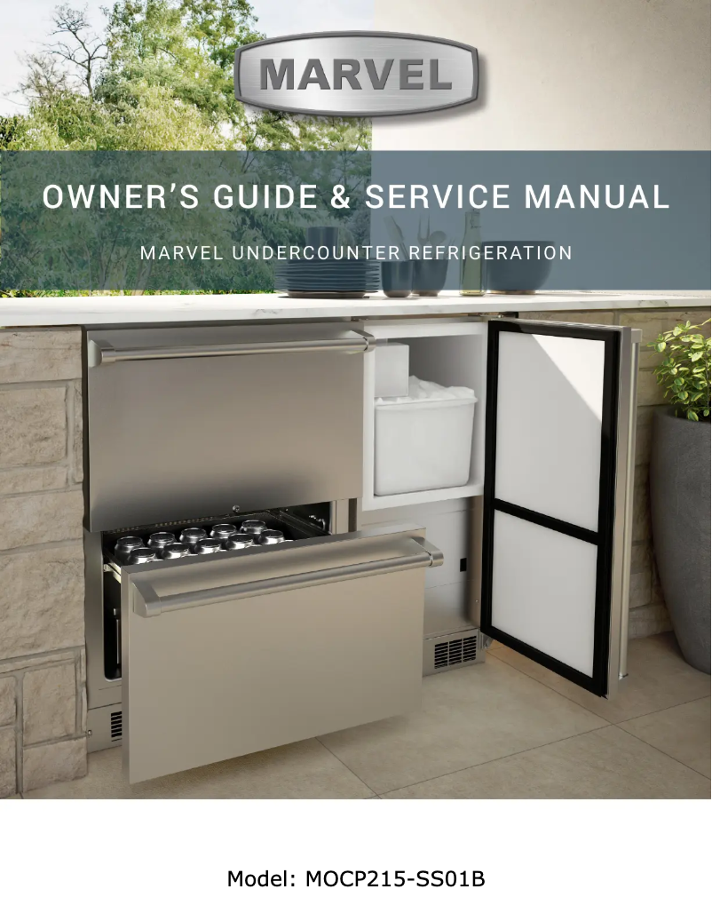 Page 1 de la notice Guide d'installation Marvel MOCP215-SS01B