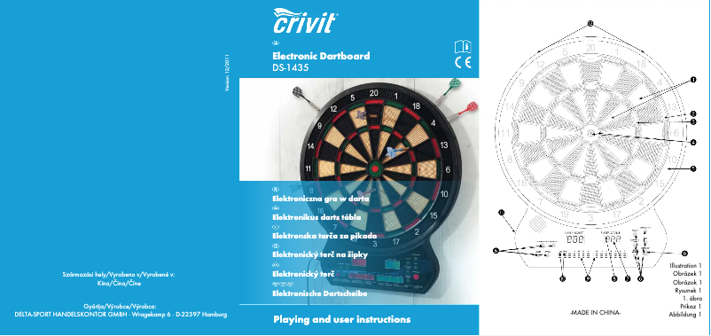 Page 1 de la notice Manuel utilisateur Crivit IAN 067074