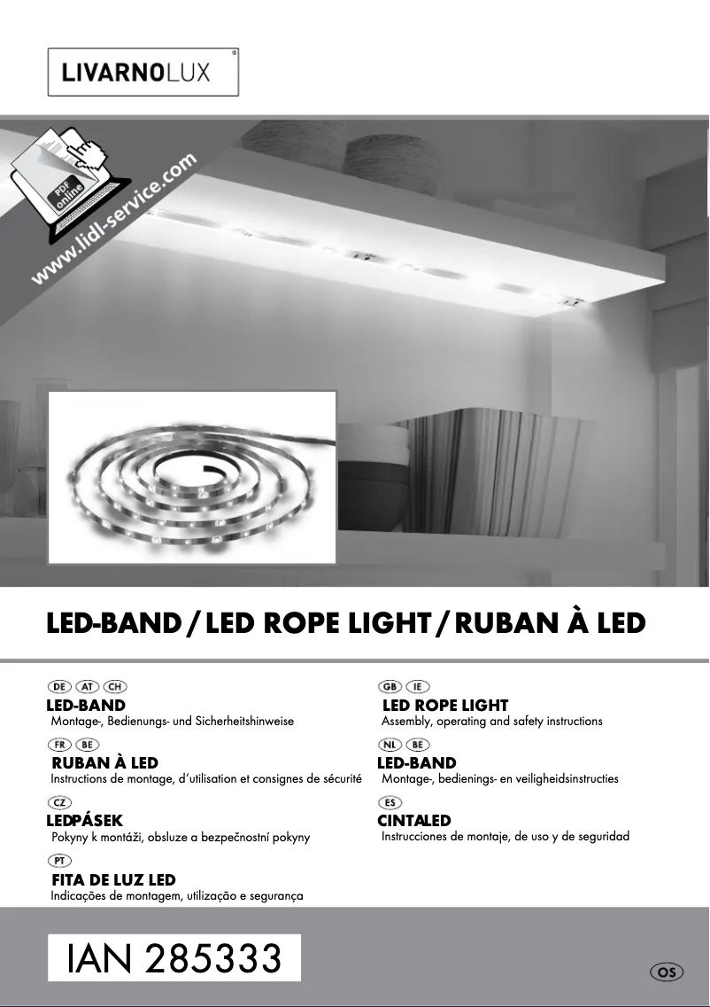 Image de la première page du manuel de l'appareil IAN 273729