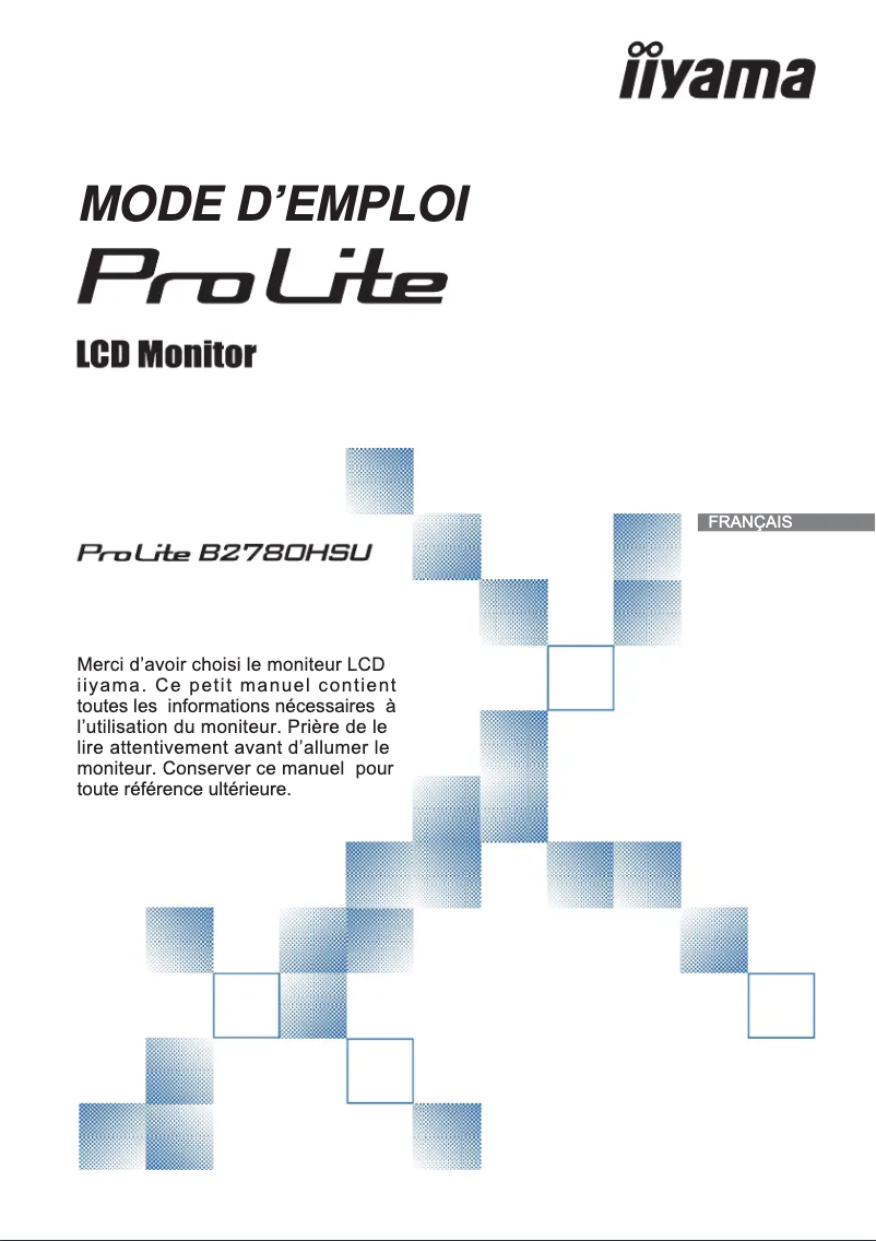 Página 1 del manual Manual de usuario Iiyama ProLite B2780HSU
