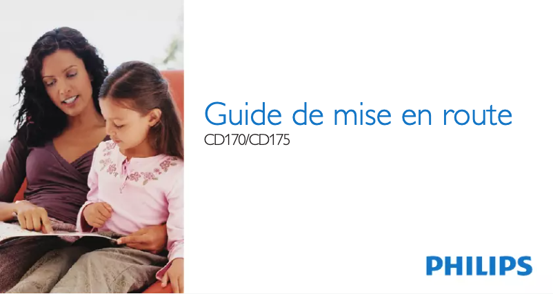 Página 1 del manual Guía de inicio rápido Philips Perfect sound CD1752B