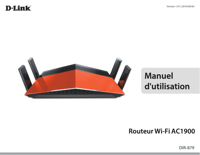 Page 1 de la notice Manuel utilisateur D-Link AC1900 EXO