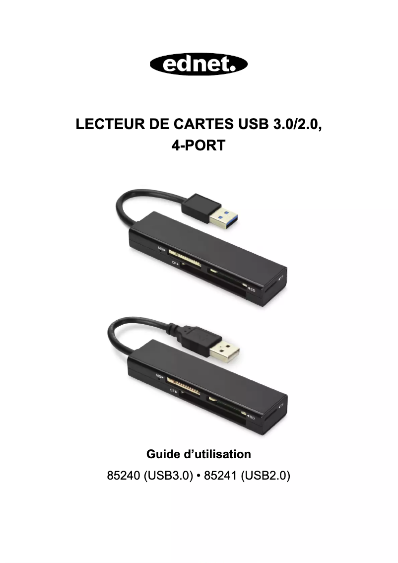 Image de la première page du manuel de l'appareil 85241