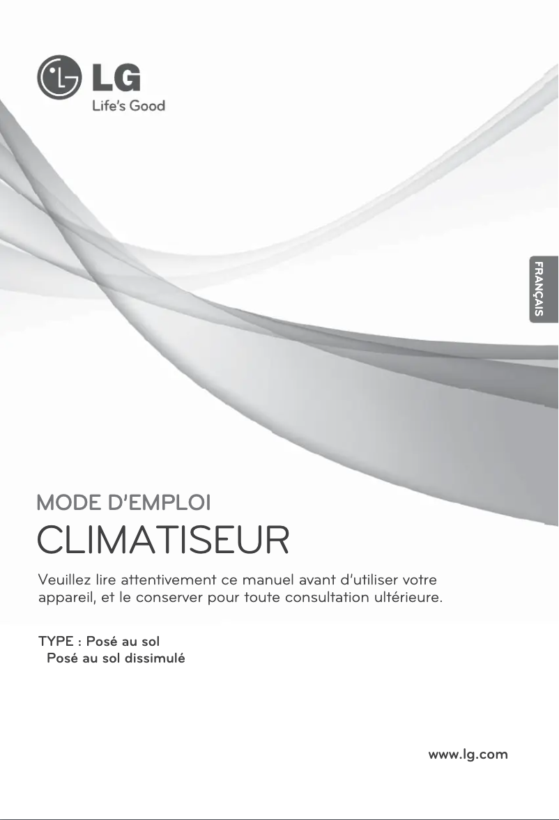 Page 1 de la notice Manuel utilisateur LG ARNU15GCEA2