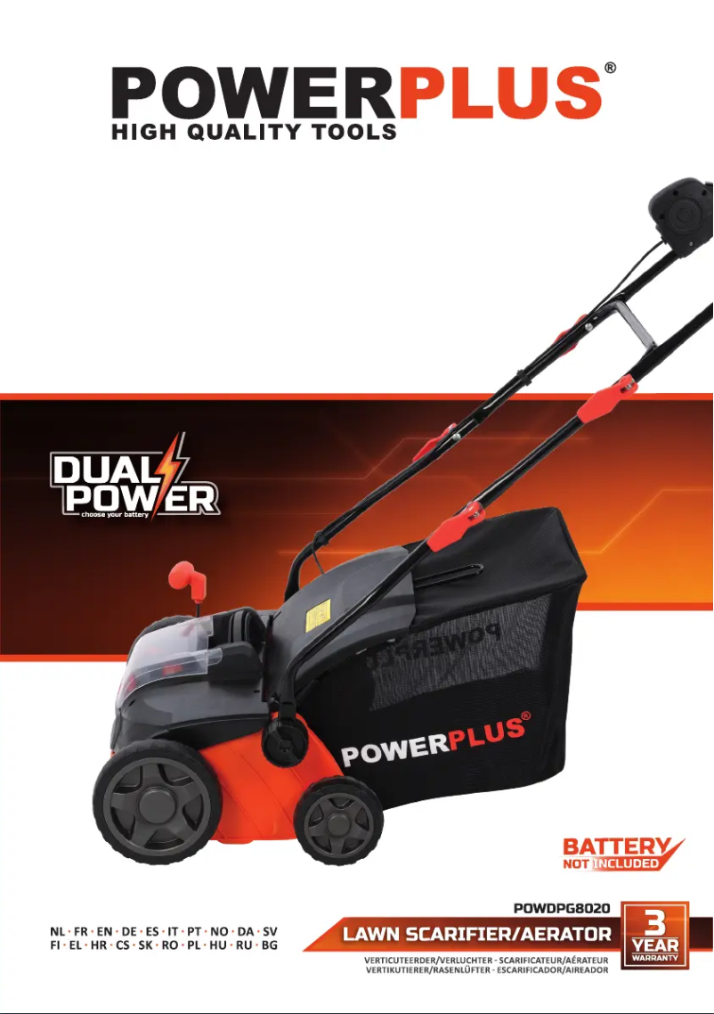 Página 1 del manual Manual de usuario PowerPlus POWDPG8020