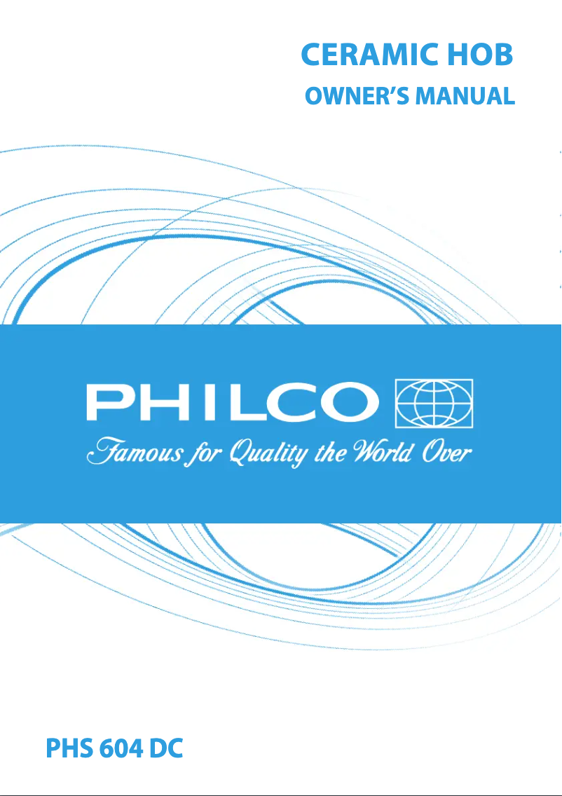 Page n°1 - Manuel utilisateur Philco PHS 604 DC