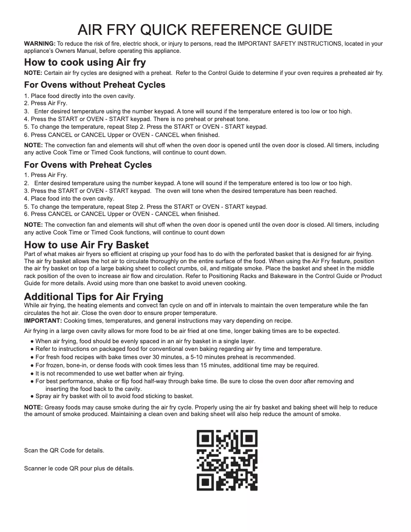 Page n°1 - Guide de démarrage rapide JennAir JDS1450ML