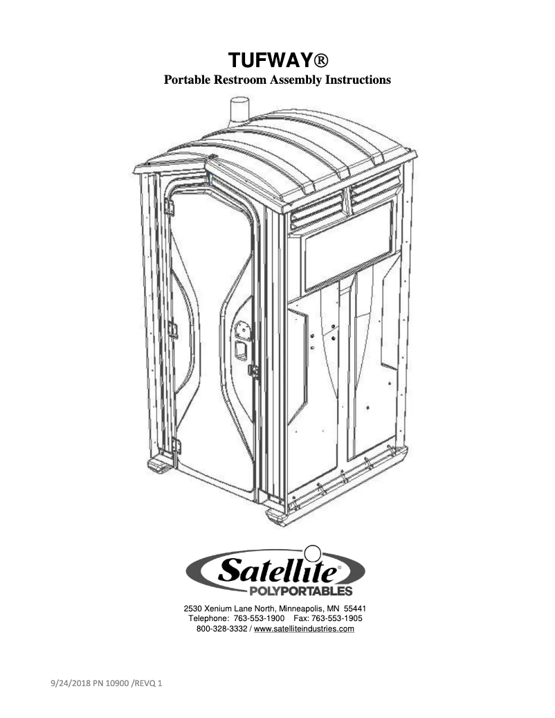 Page 1 de la notice Manuel utilisateur Satellite Tufway