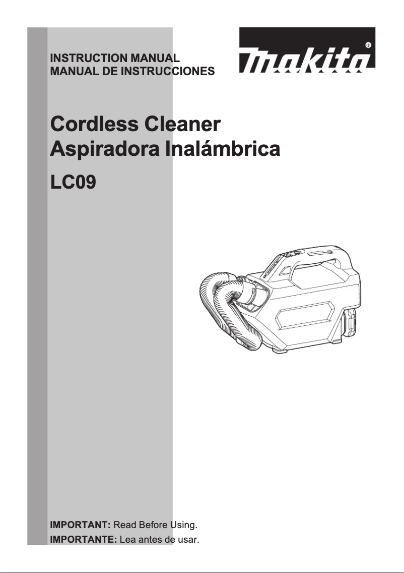 Image de la première page du manuel de l'appareil LC09