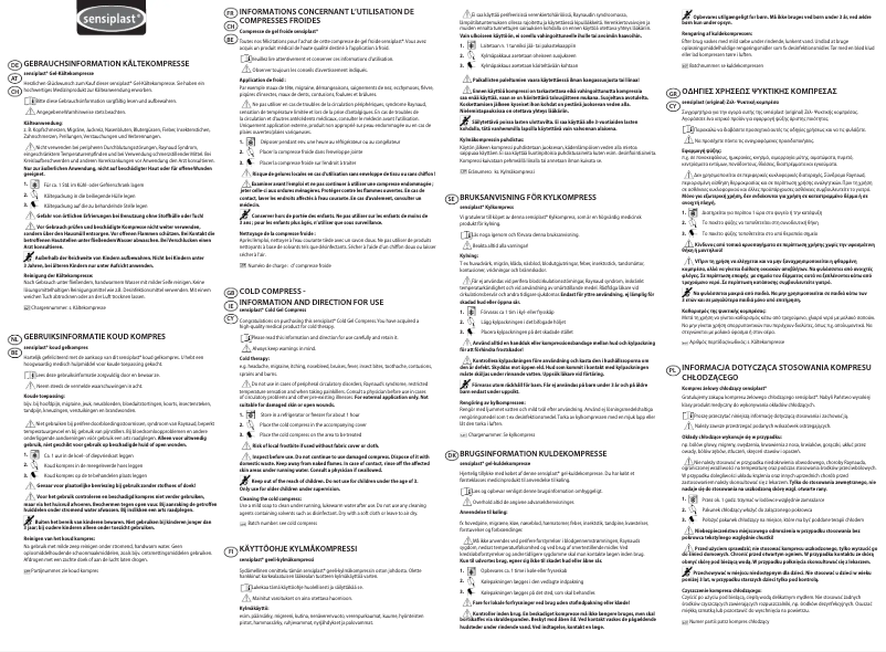 Page n°1 - Manuel utilisateur Sensiplast IAN 285312