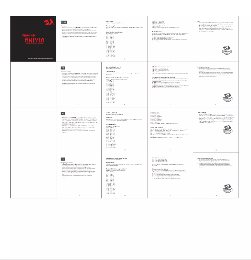 Image de la première page du manuel de l'appareil K633CGO-RGB