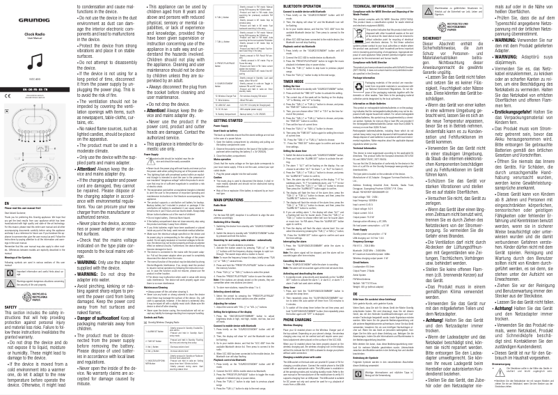 Page n°1 - Manuel utilisateur Arçelik SCC 400