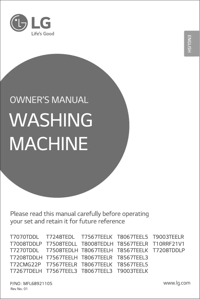 Image de la première page du manuel de l'appareil T7248TEDL