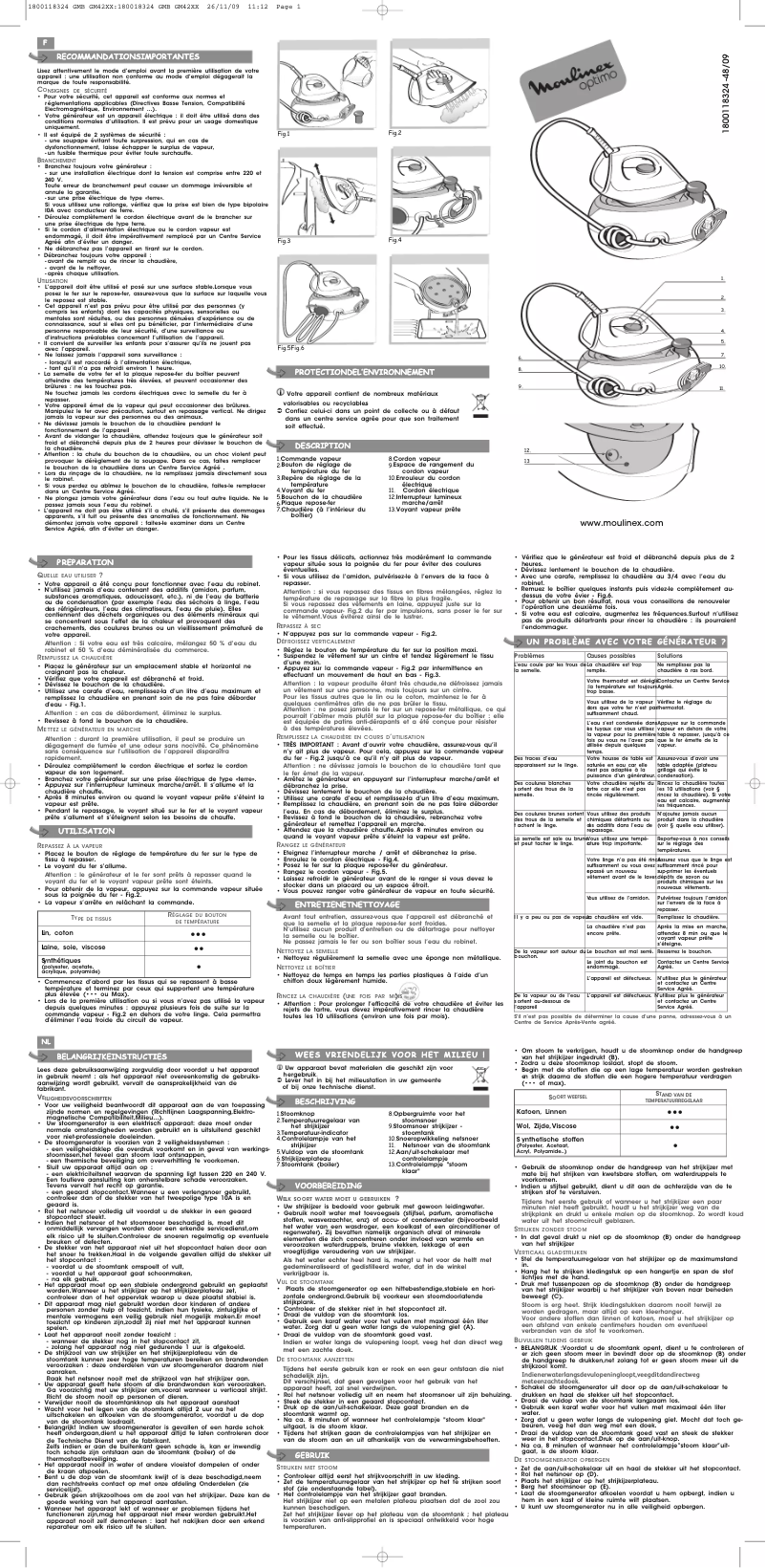 Image de la première page du manuel de l'appareil GM4210