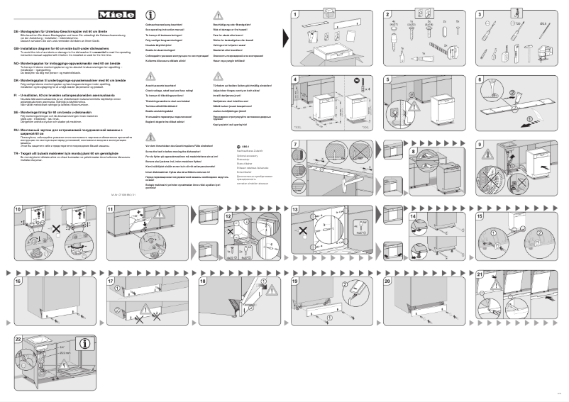 Page 1 de la notice Manuel utilisateur Miele G 4210