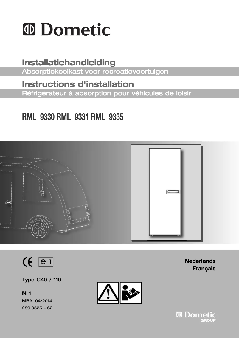 Página 1 del manual Manual de usuario Dometic RML 9335