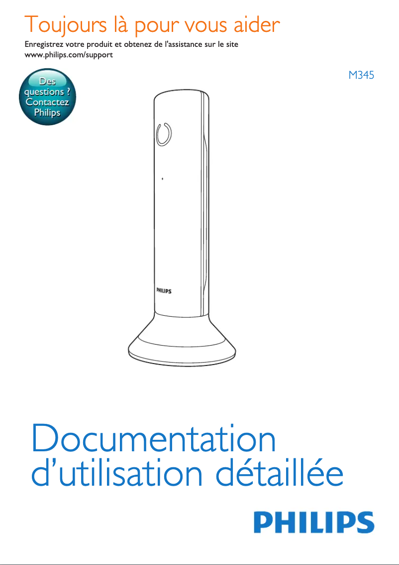 Página 1 del manual Manual de usuario Philips M3451B