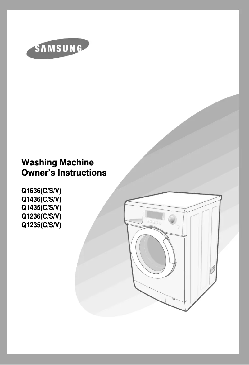 Page n°1 - Manuel utilisateur Samsung Q1435S