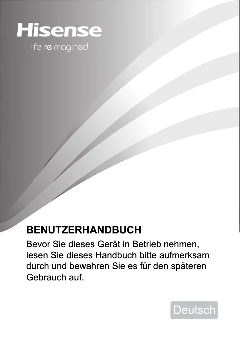 Page 1 de la notice Manuel utilisateur Hisense FV354N4BIE