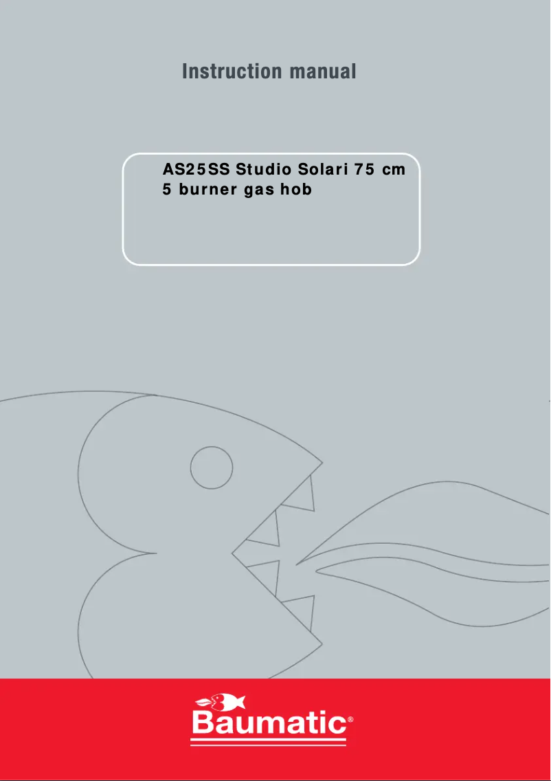 Page 1 de la notice Manuel utilisateur Baumatic AS25SS