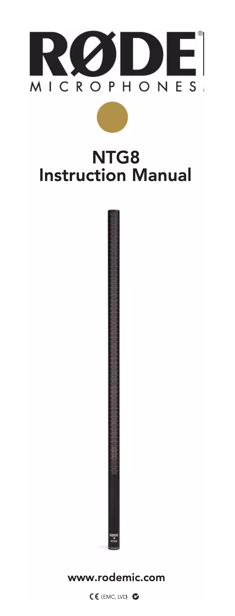 Image de la première page du manuel de l'appareil NTG8