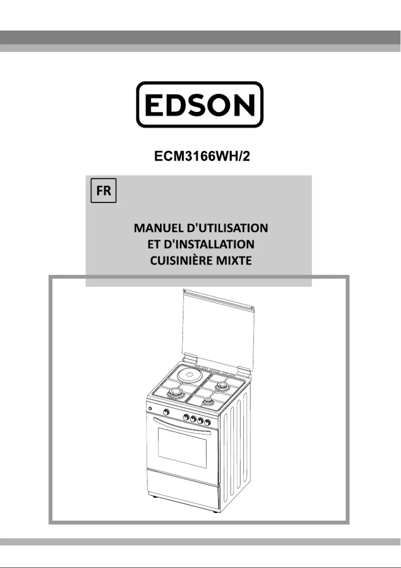 Image de la première page du manuel de l'appareil ECM3166WH/2