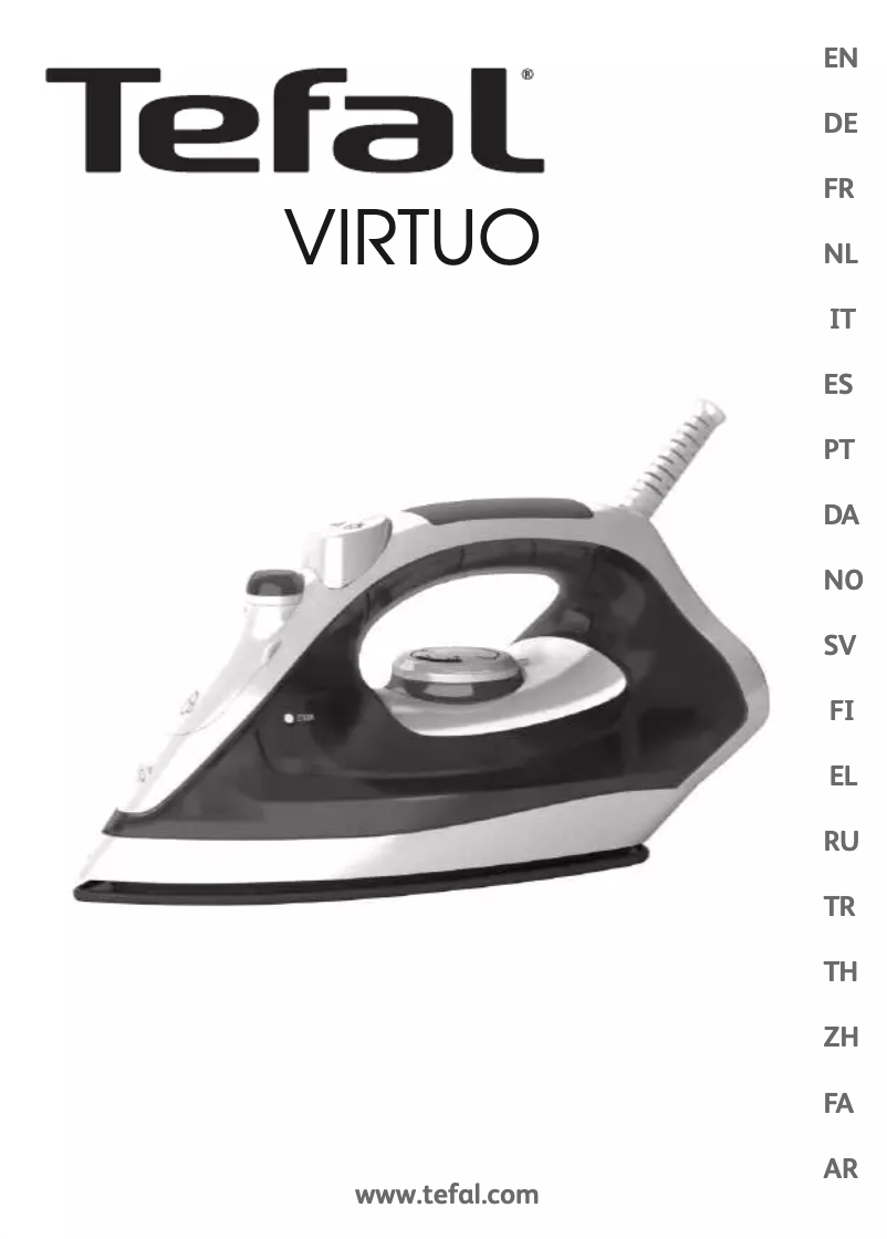 Page n°1 - Manuel utilisateur Tefal Virtuo FV1330D0