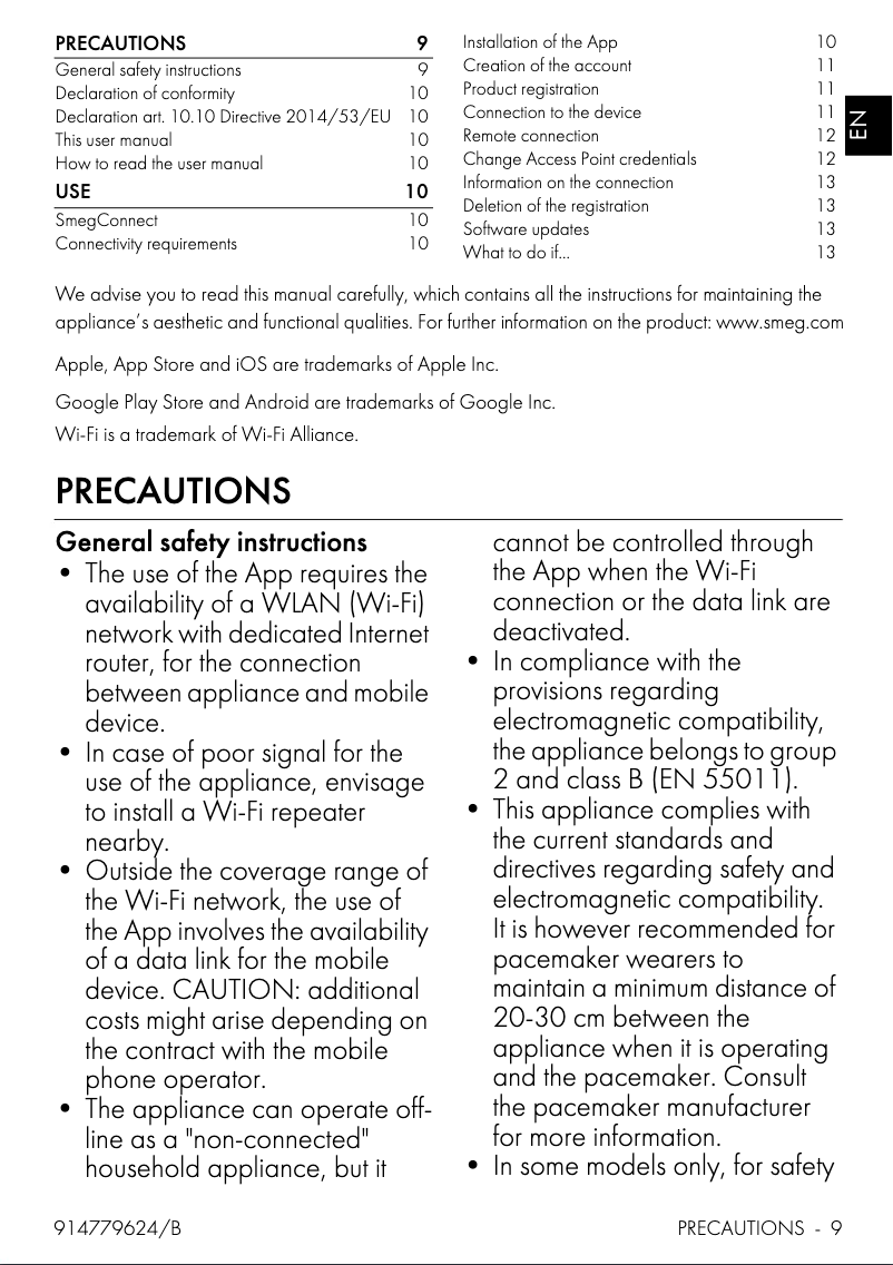 Imagen de la primera página del manual del dispositivo CVI318RWX2