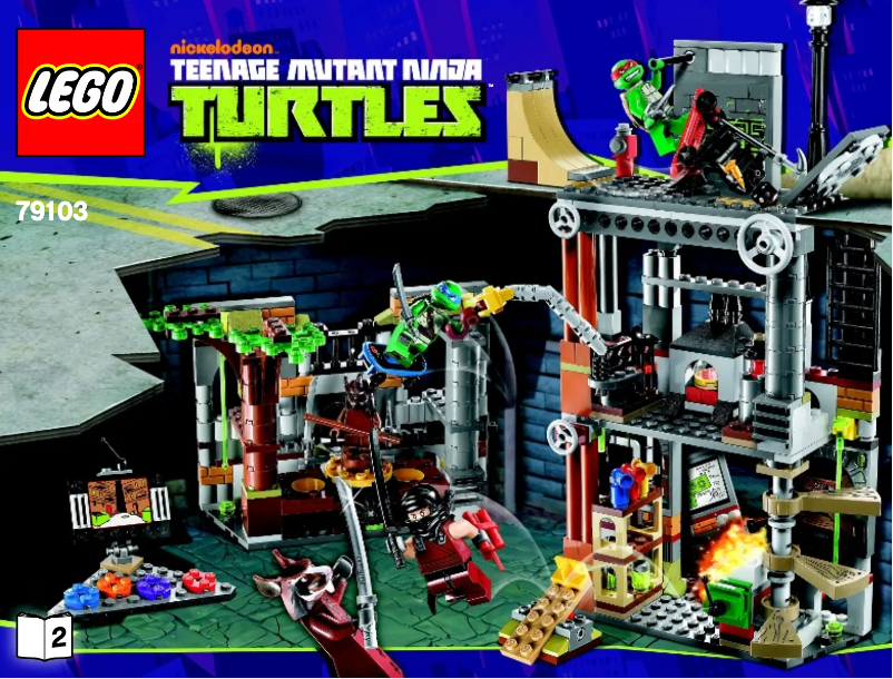 Image de la première page du manuel de l'appareil Ninja Turtles 79103