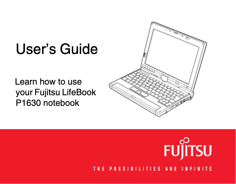 Page n°1 - Manuel utilisateur Fujitsu LifeBook P1630