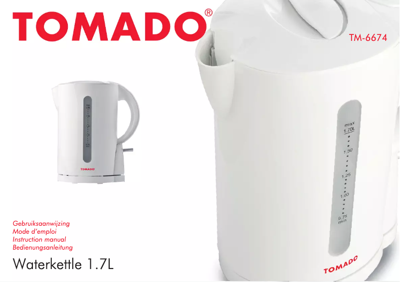 Page n°1 - Manuel utilisateur Tomado TM-6674