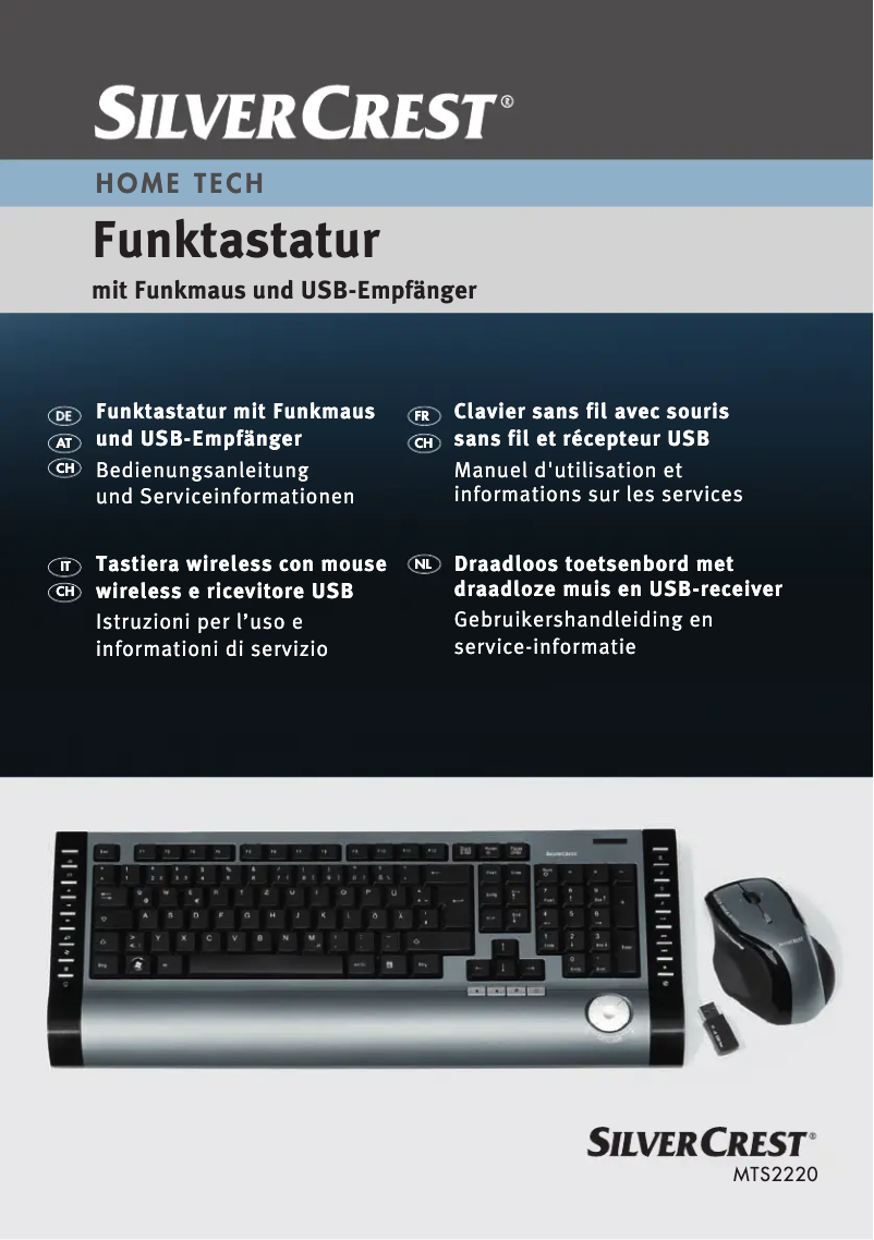 Image de la première page du manuel de l'appareil MTS2220