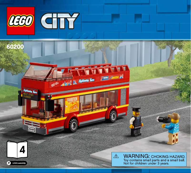 Page 1 de la notice Manuel utilisateur Lego City 60200