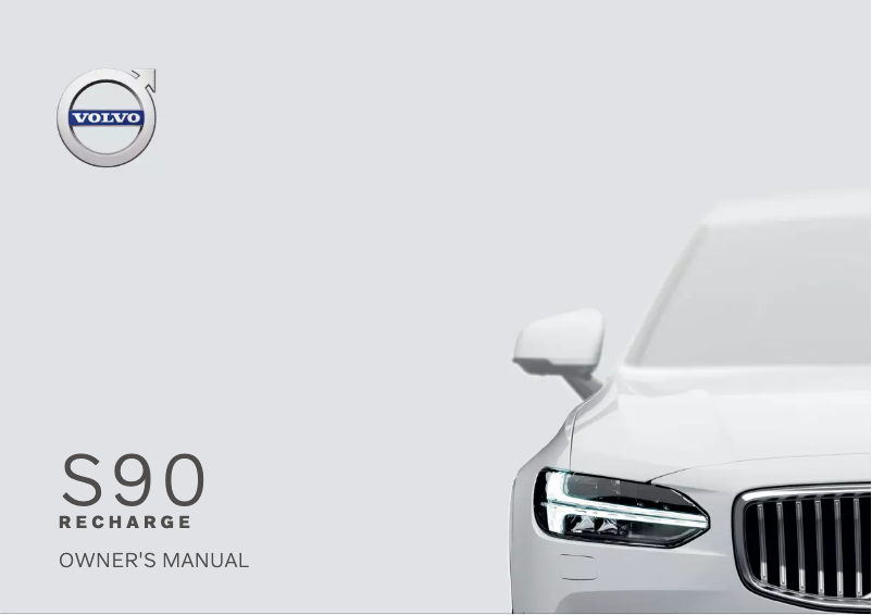 Page 1 de la notice Manuel utilisateur Volvo S90 (2024)