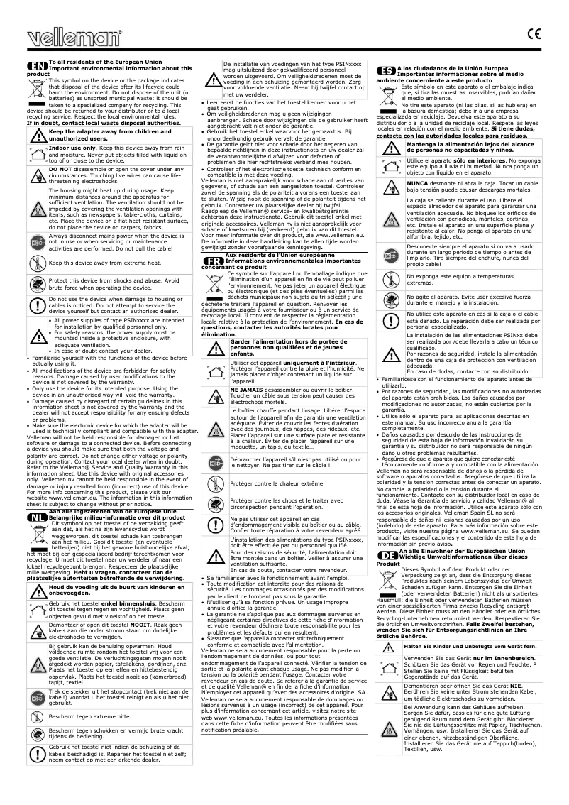 Page 1 de la notice Manuel utilisateur Mean Well HDR-60-15