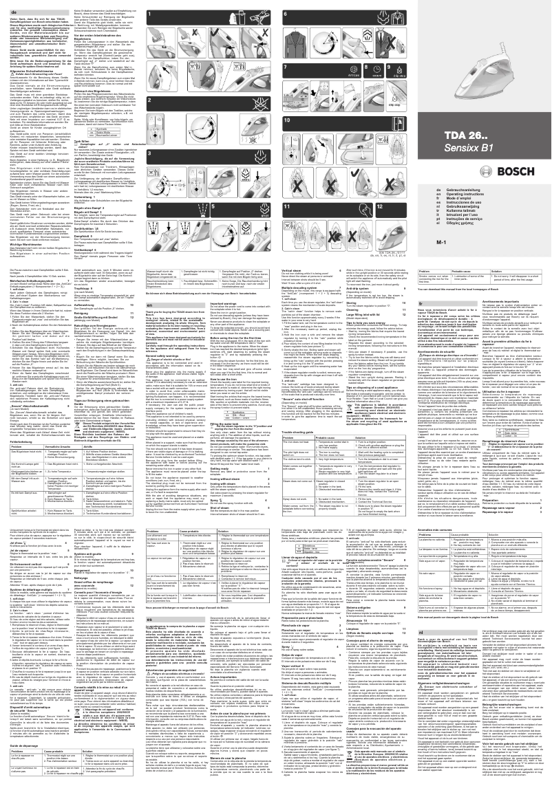 Page 1 de la notice Manuel utilisateur Bosch Sensixx B1 TDA2620