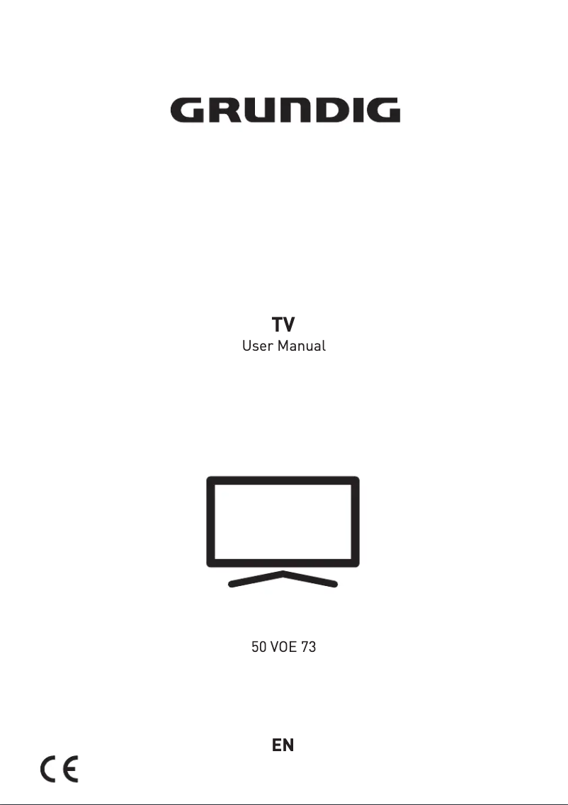 Page 1 de la notice Manuel utilisateur Grundig 50 VOE 73