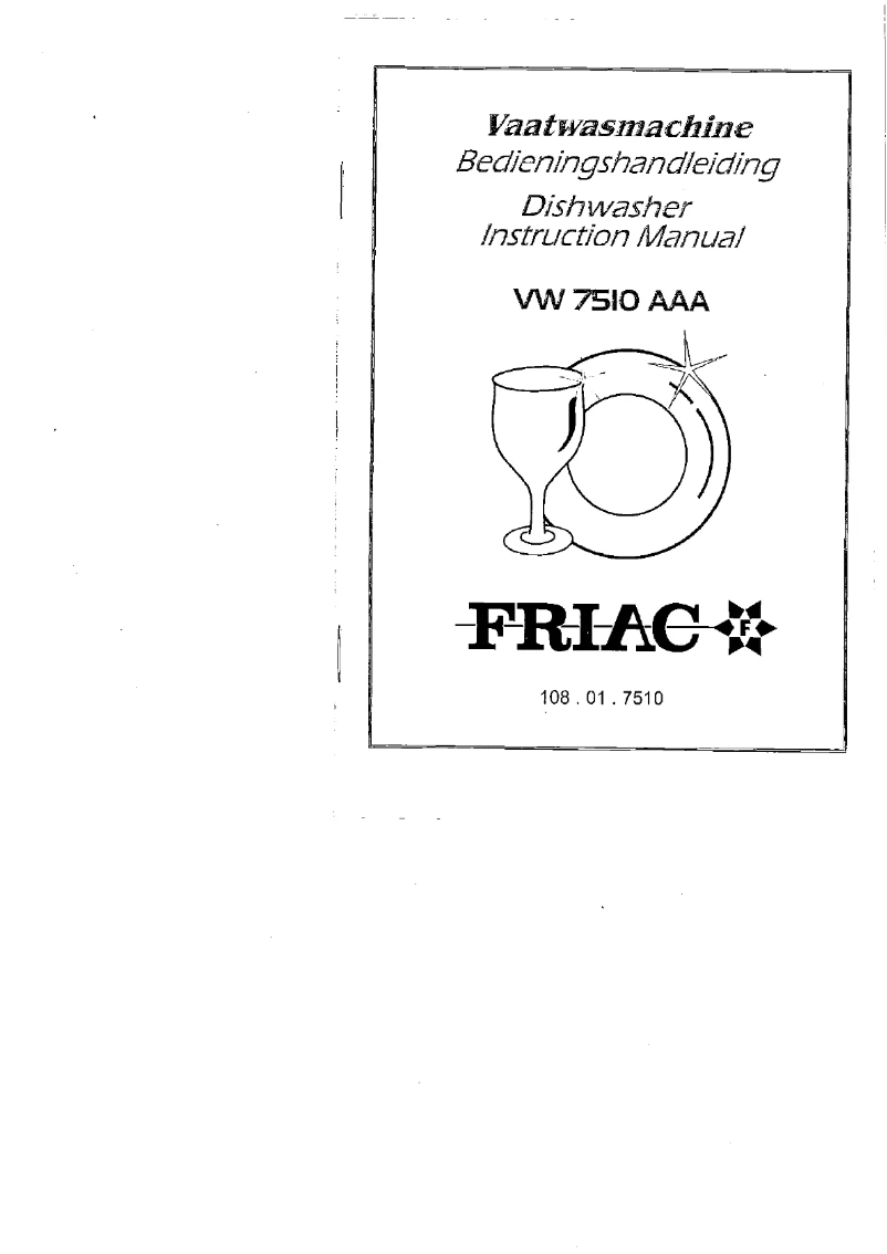 Página 1 del manual Manual de usuario Friac VW7510